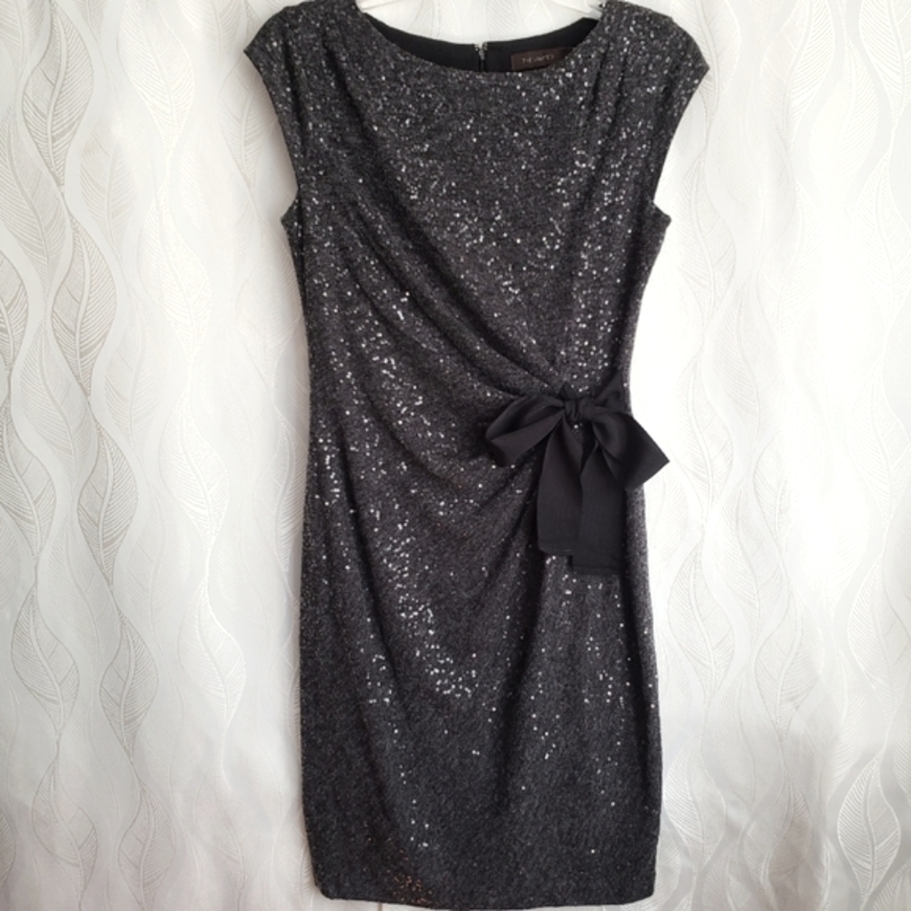 Sleeveless Sequin Sheath Dress